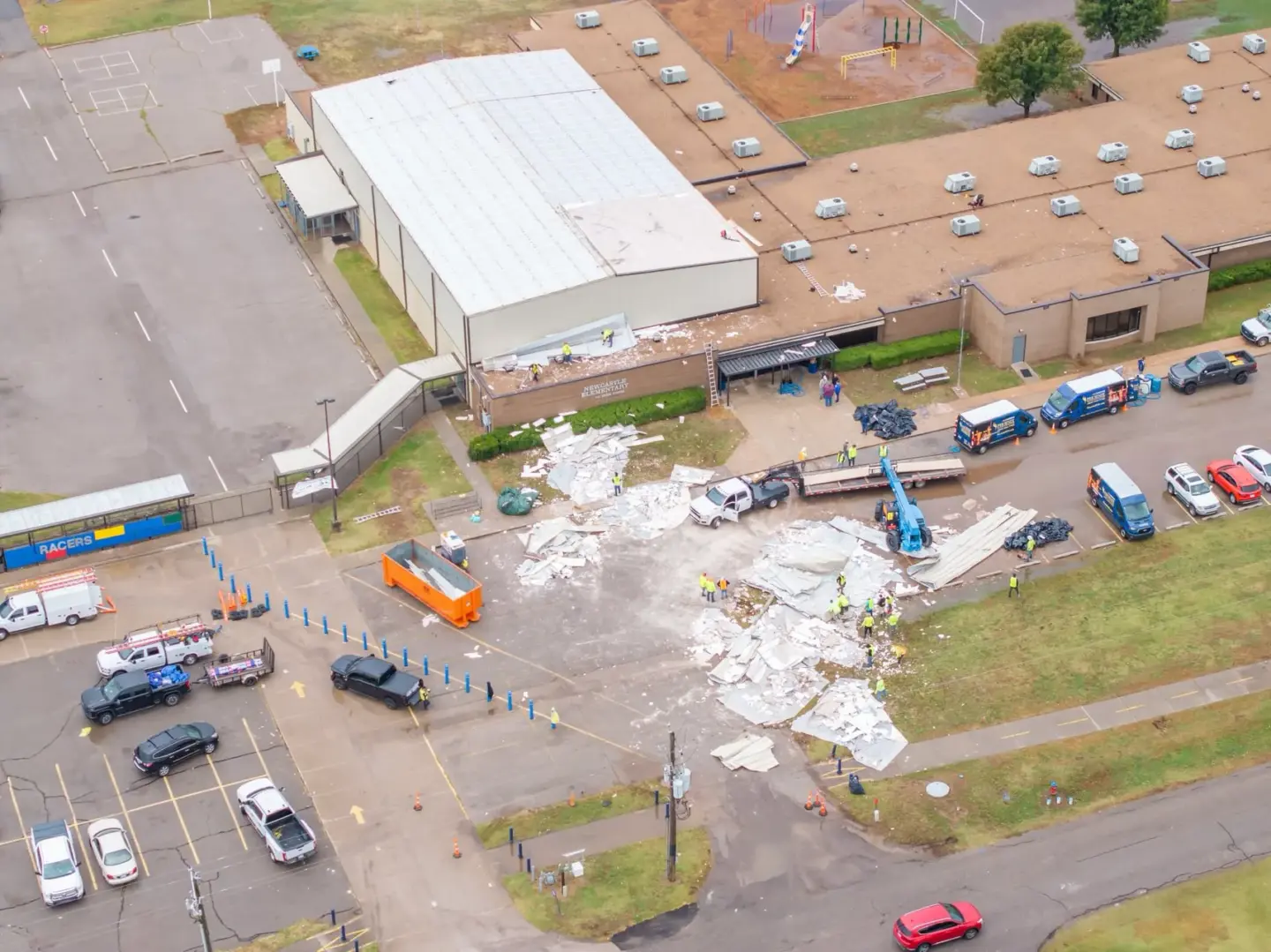 Newcastle Elem 1b drone damage DJI 135942 0013 Medium Large