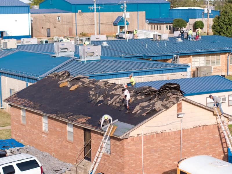 Bray-Doyle Schools Roof Repair and Construction Process