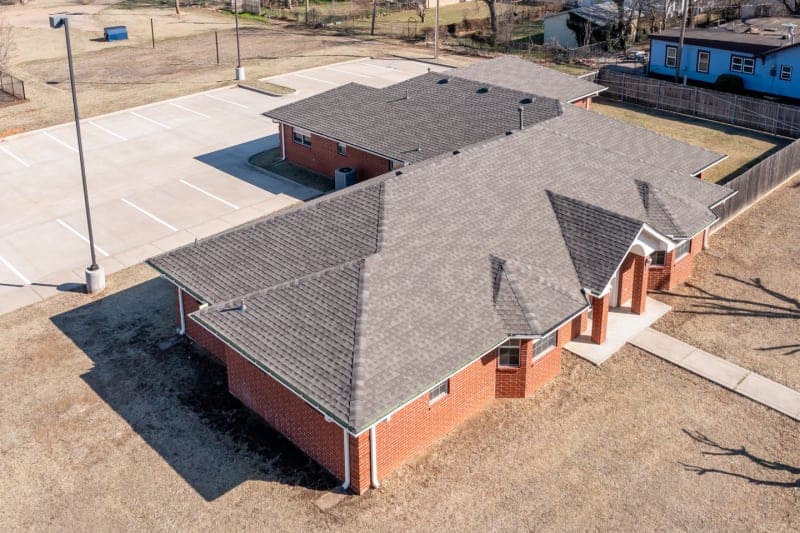 New shingle roof for church in Oklahoma