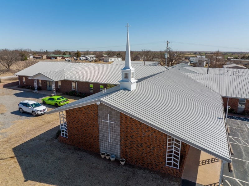 Geronimo First Baptist Roof and Steeple Repair and Replacement