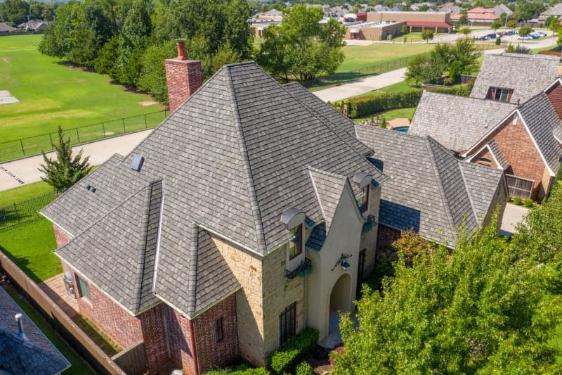 Residential shingle roof replacement in Oklahoma