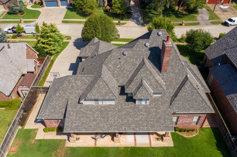 Residential shingle roof replacement in Oklahoma
