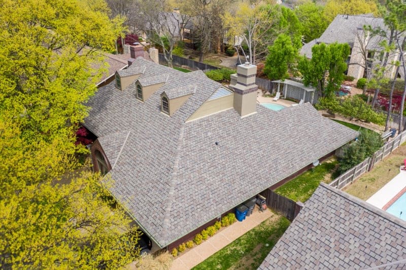 Certainteed Belmont shingle roof replacement in Oklahoma