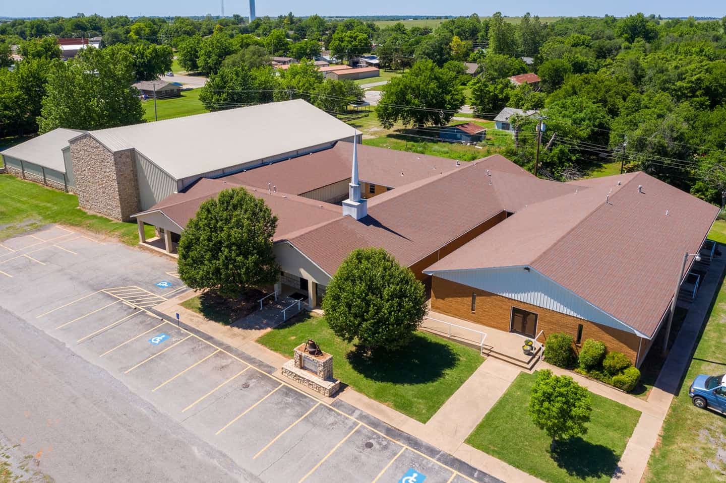 Church roof repair in Oklahoma