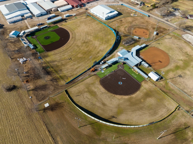 Baseball field renovation Oklahoma