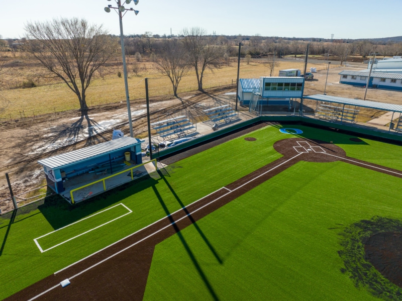 New baseball field for high school