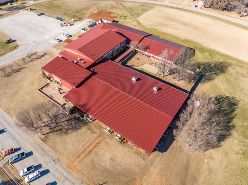 School campus roof replacement and restoration