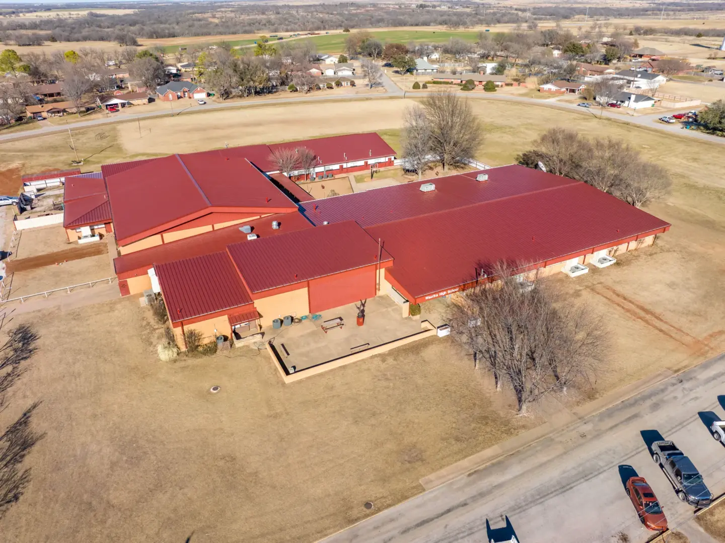 Waurika AFTER High School DJI 0444 HDR