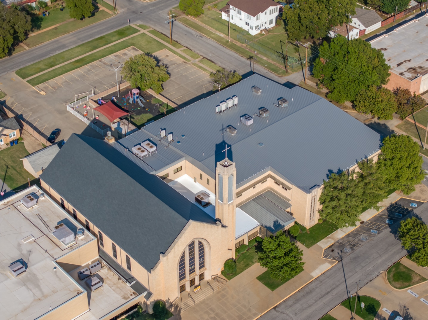 default Aerial view of Duncan First Baptist Church