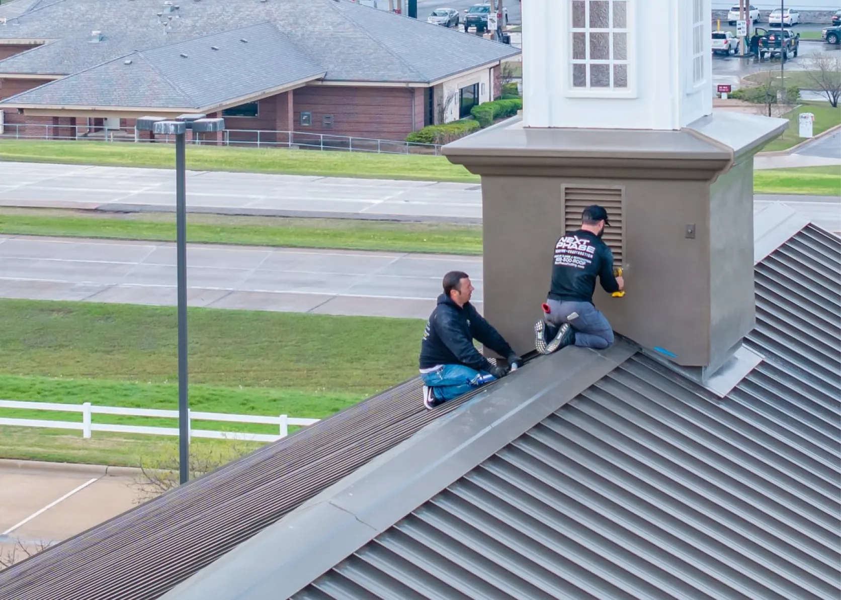 Steeple restoration underway on religious facility in Oklahoma