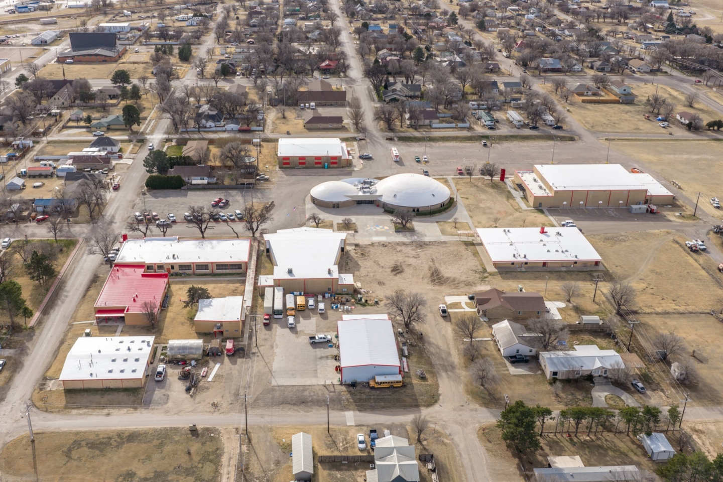 Texhoma Schools entire campus