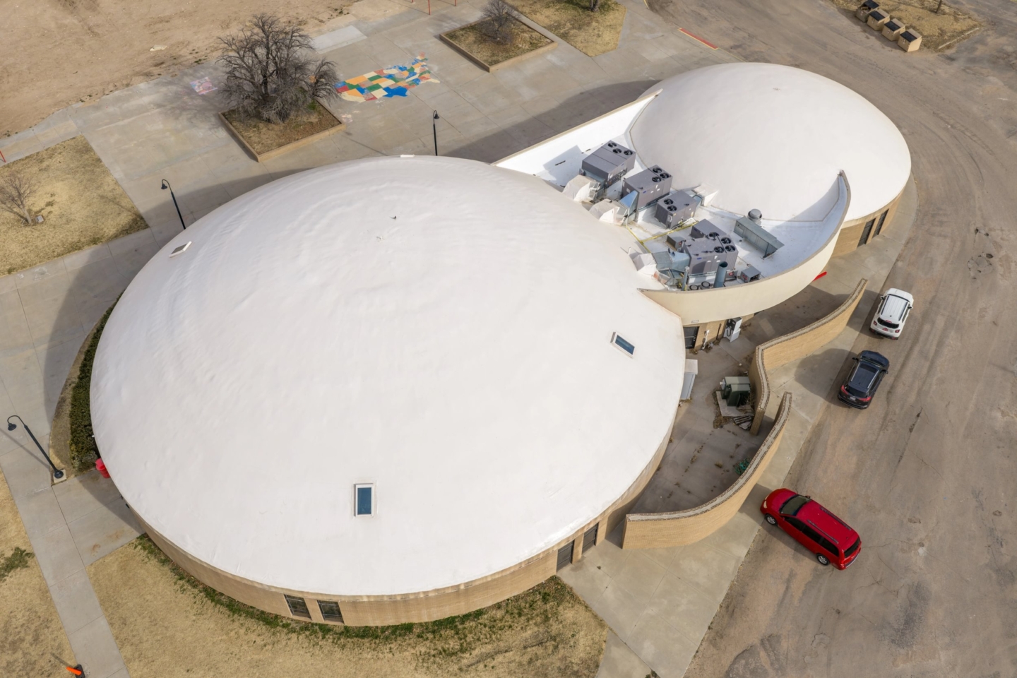 Texhoma Schools dome roof