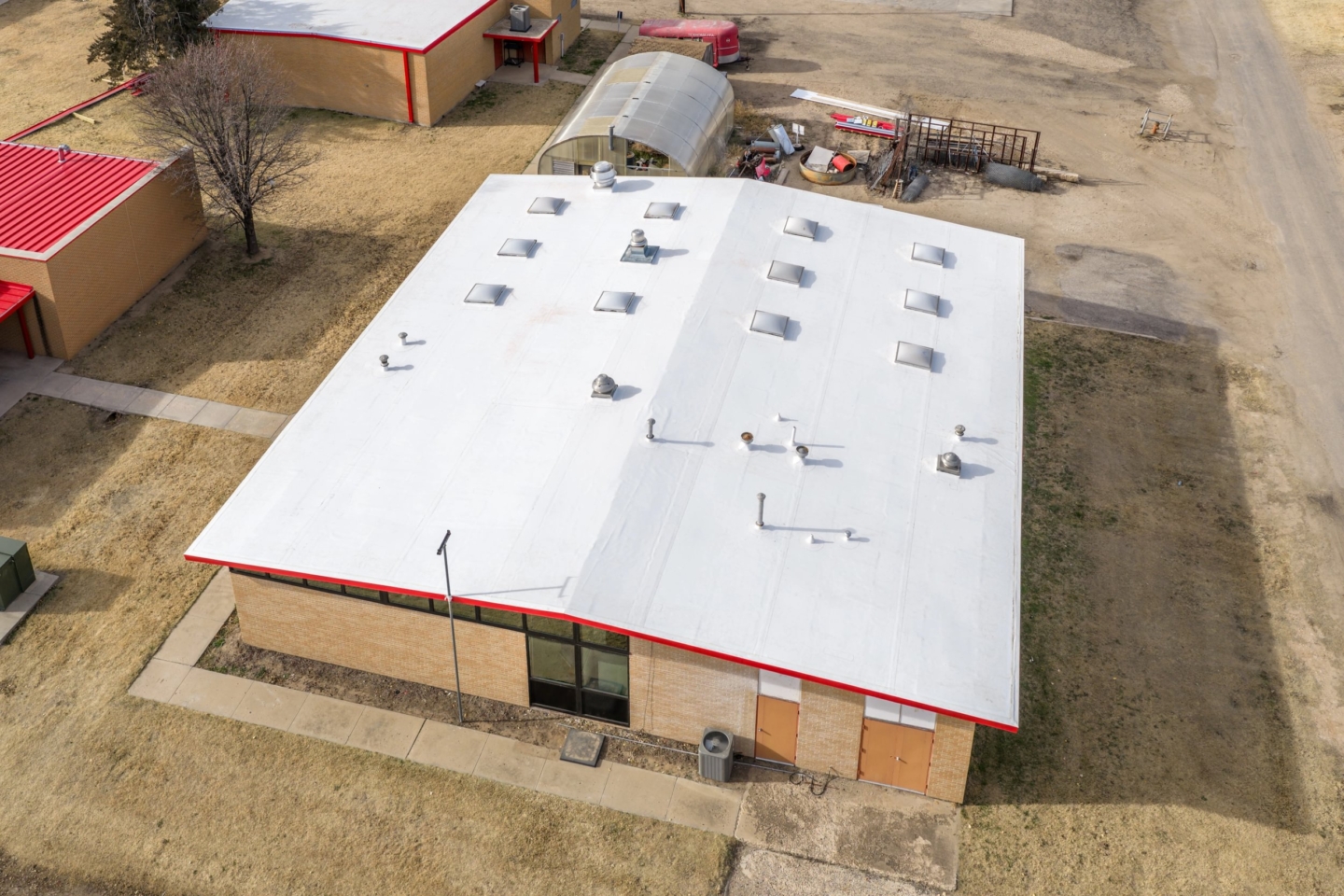 Texhoma Schools flat roof