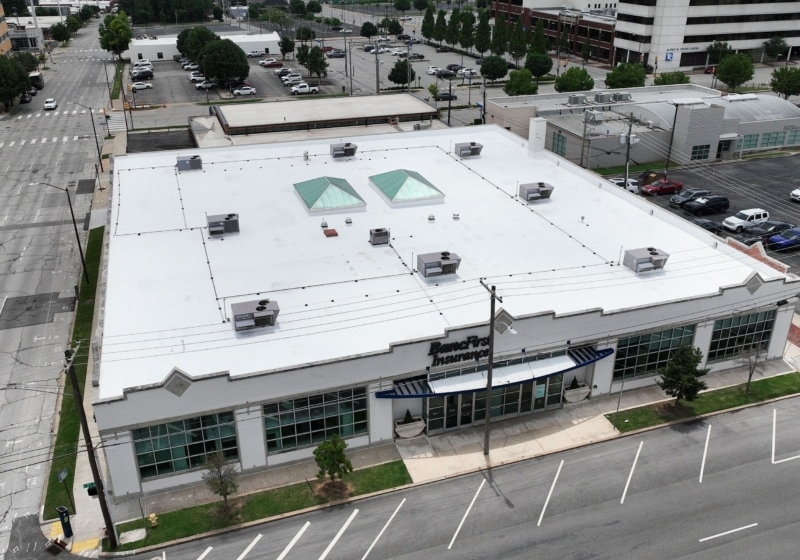 BancFirst Insurance Tulsa completed roof